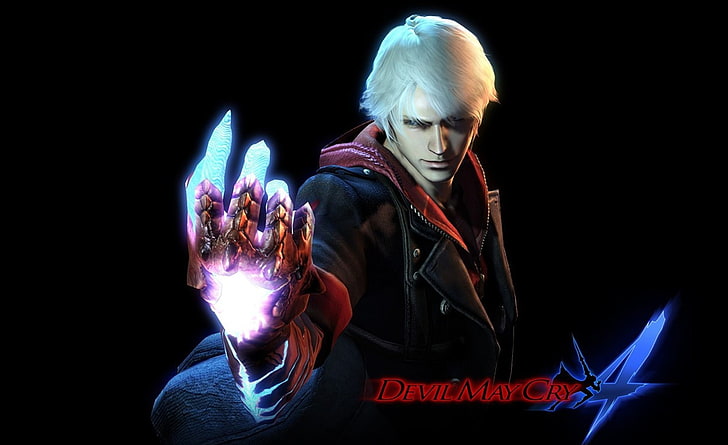 Devil May Cry 4 - Nero, Devil May Cry 4 poster, Games, video game, HD wallpaper