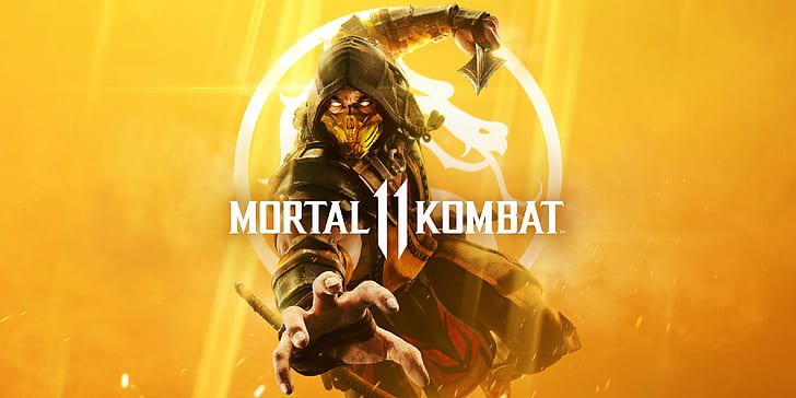 Mortal Kombat, Scorpion (character), Mortal Kombat 11, Video Game Warriors, HD wallpaper
