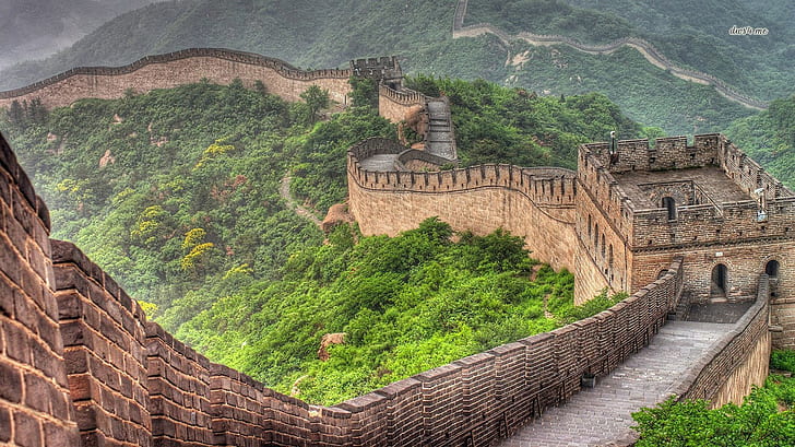 great wall of china, HD wallpaper