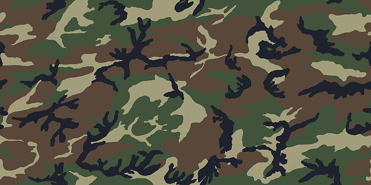 Camouflage, Art, Abstract, Army, Shapes, HD wallpaper