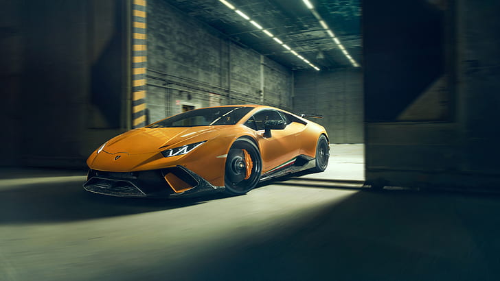Super Car, Lamborghini Huracan, front angle view, HD wallpaper