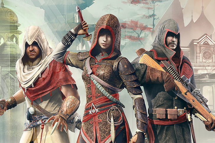 Assasin's Creed game poster, Assassin's Creed, Assassin's Creed: Chronicles, HD wallpaper