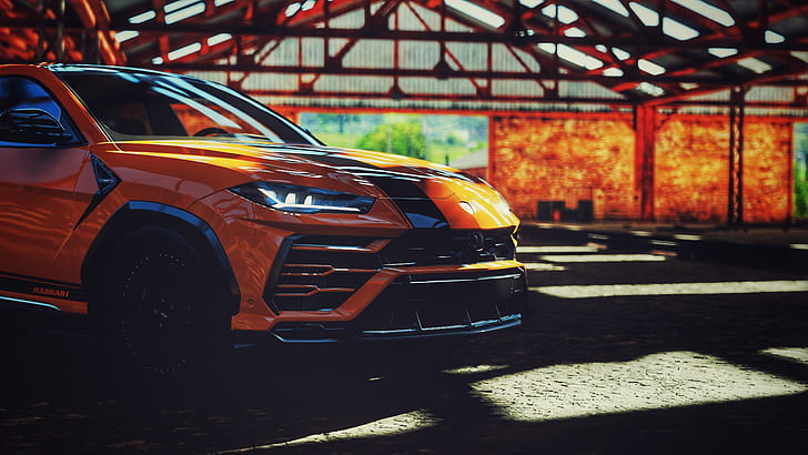 Lamborghini Urus, car, Forza Horizon 4, Sunny, Manhart, HD wallpaper