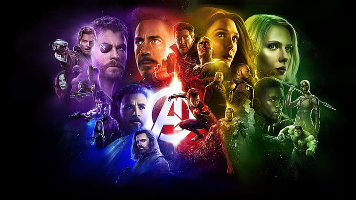 Movie, Avengers: Infinity War, Anthony Mackie, Benedict Cumberbatch