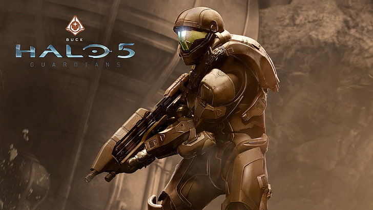 Halo 5, ODST, machine gun, Buck, video games, rifle, military, HD wallpaper