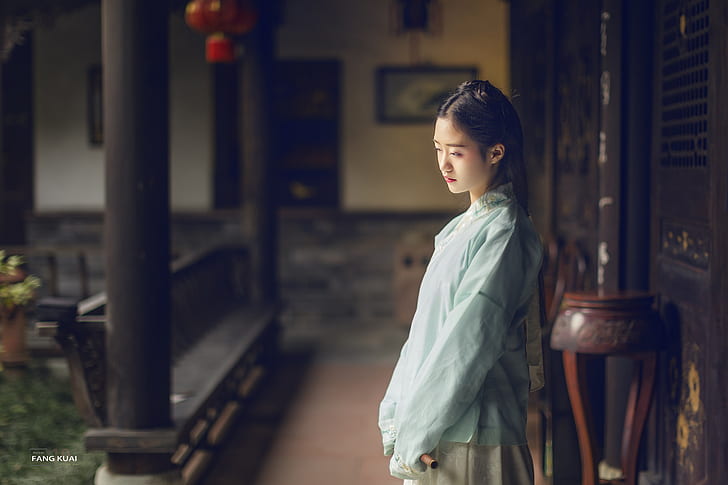 hanfu, Chinese dress, Asian, HD wallpaper
