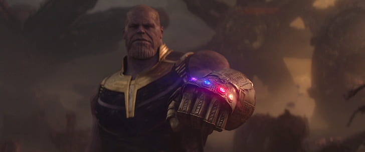 Thanos, Infinity Gauntlet, Infinity stones, Avengers Infinity War, HD wallpaper