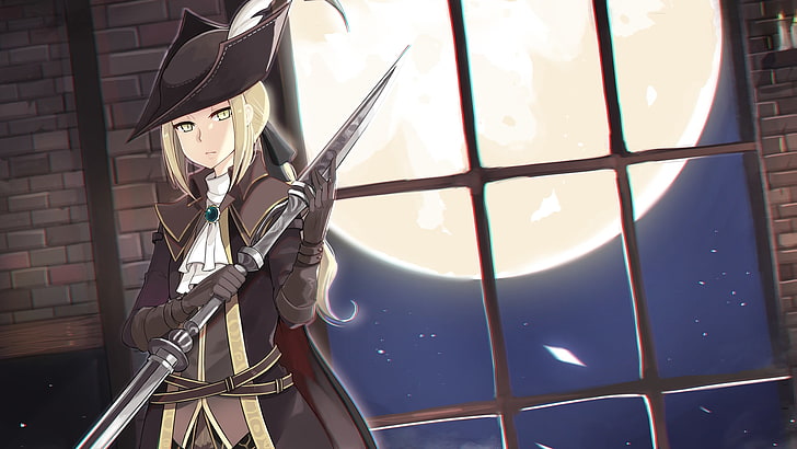 lady maria of the astral clocktower, bloodborne, anime style, HD wallpaper