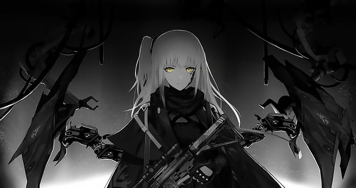 Video Game, Girls Frontline, AR15 (Girls Frontline), one person