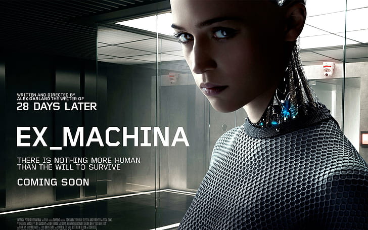 Ex Machina 2015 Movie, ex machina advertisement, HD wallpaper