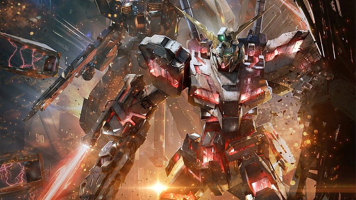 Hd Wallpaper Gundam Versus 4k Nice Transportation Machinery Illuminated Wallpaper Flare
