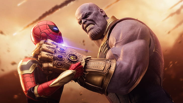 Movie, Avengers: Infinity War, Spider-Man, Thanos