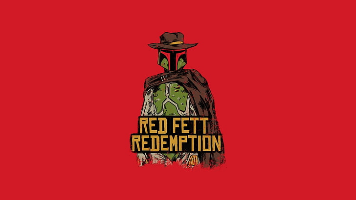 Red Fett Redemption wallpaper, Star Wars, Red Dead Redemption, HD wallpaper