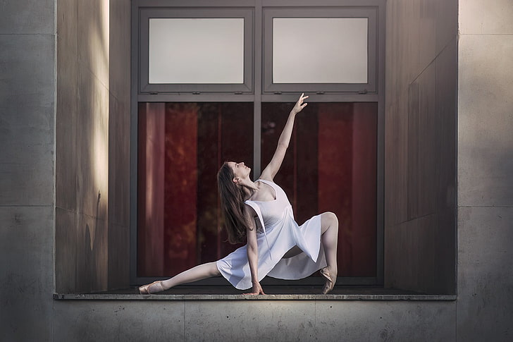 ballerina, women, one person, real people, full length, flexibility, HD wallpaper
