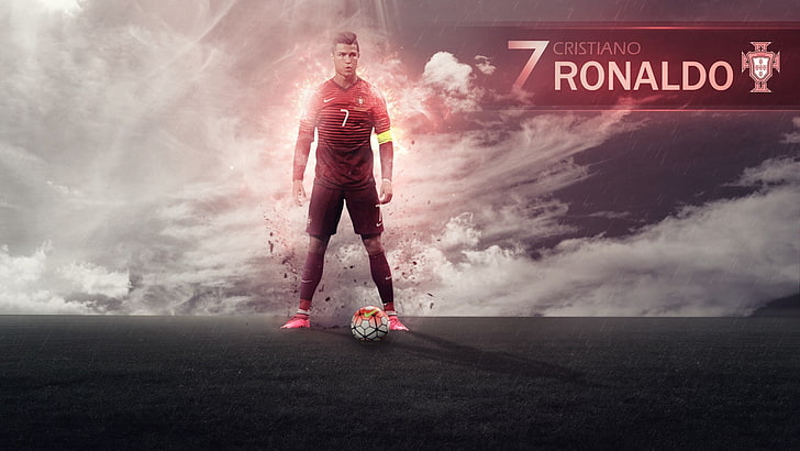 Cristiano Ronaldo-UEFA Euro 2016 Player Wallpaper, sport, athlete, HD wallpaper
