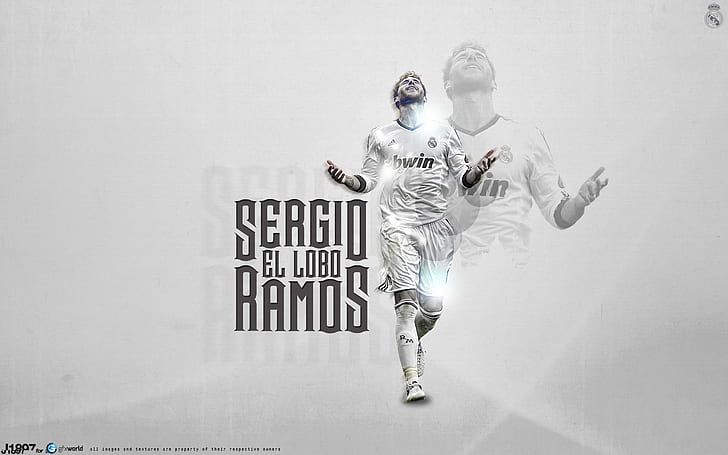 Soccer, Sergio Ramos, Real Madrid C.F., Spanish, HD wallpaper