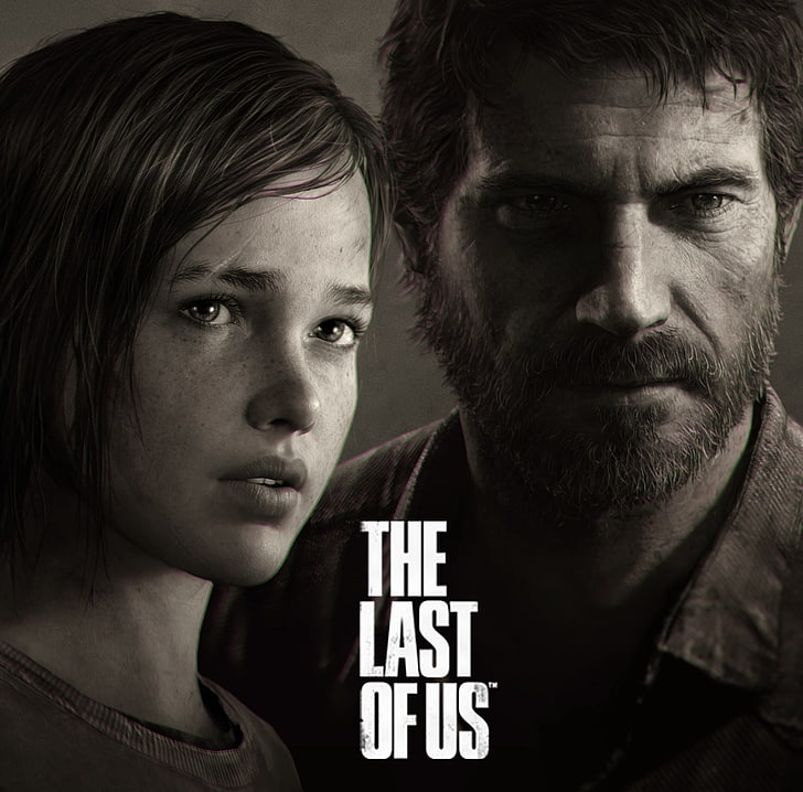 The Last of Us - Joel & Ellie Portrait, The Last Of Us game cover