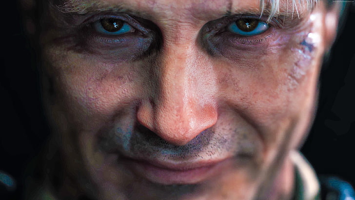 E3 2017, Mads Mikkelsen, Hideo Kojima, Death Stranding, screenshot, HD wallpaper