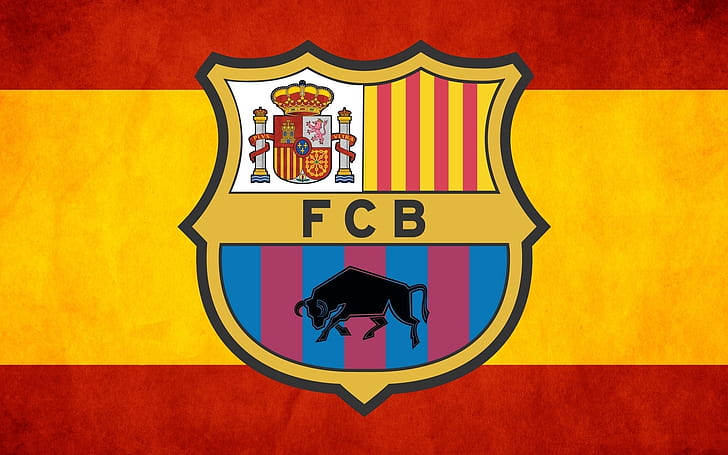 Barca Logo, fc barcelona logo, barcelona team, fcb logo, HD wallpaper