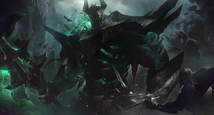 Mordekaiser, League of Legends, Video Game Creatures, video game characters, HD wallpaper