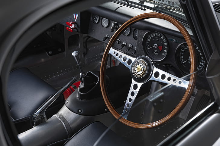 Jaguar Classic Car Classic E-Type Interior HD, cars, HD wallpaper