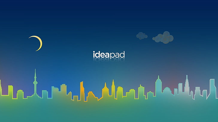 Lenovo, ideapad, sky, blue, business, communication, diagram HD wallpaper