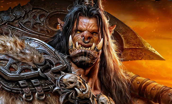 the game, Orc, warcraft, wow, The Art of Warcraft, Wei Wang
