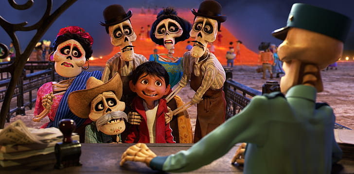 2017, Pixar, Animation, 4K, Coco, HD wallpaper