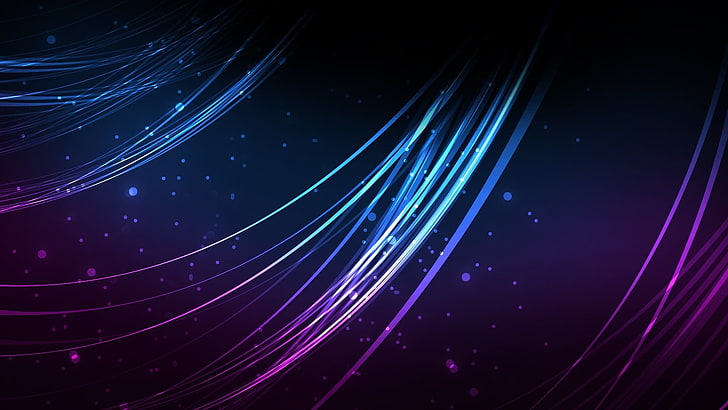 blue and purple digital wallpaper, colorful, abstract, star - space, HD wallpaper