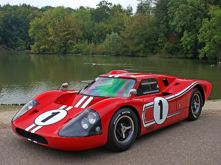 Hd Wallpaper 1967 Ford Gt40 Race Gt 40 Lake Vintage Classic Water Trees Wallpaper Flare