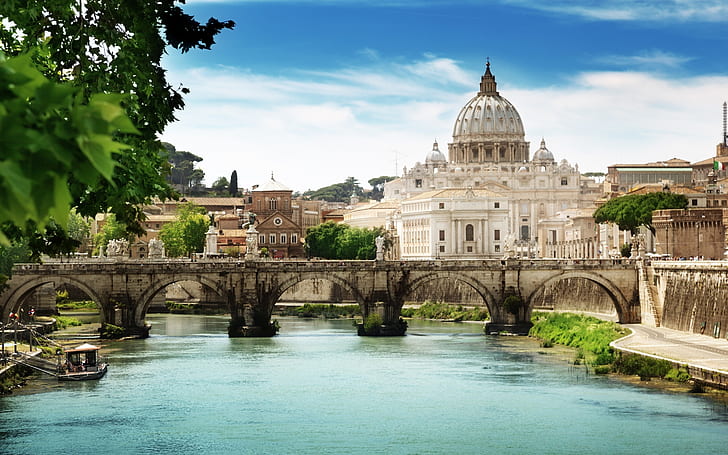 St Angelo Bridge Rome, vatican