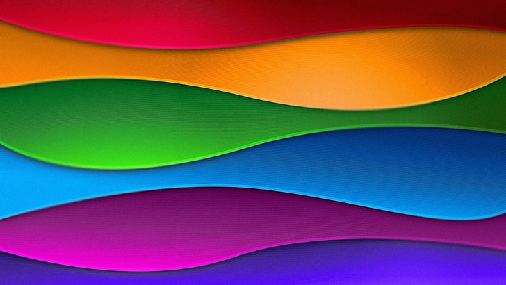 multicolored wallpaper, layers, light, bright, multi-colored, HD wallpaper