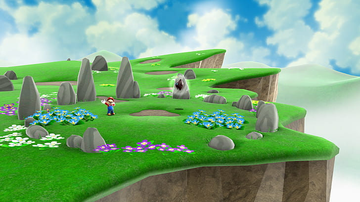 Super Mario Galaxy, Game, Wonderland, HD wallpaper