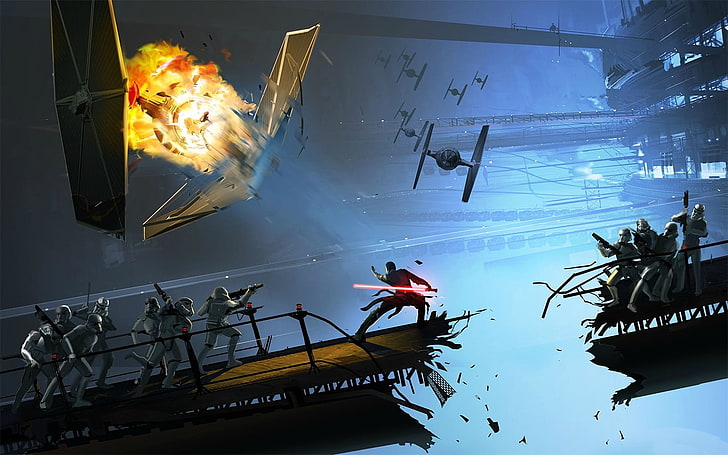 Star Wars digital wallpaper, Star Wars: The Force Unleashed, video games
