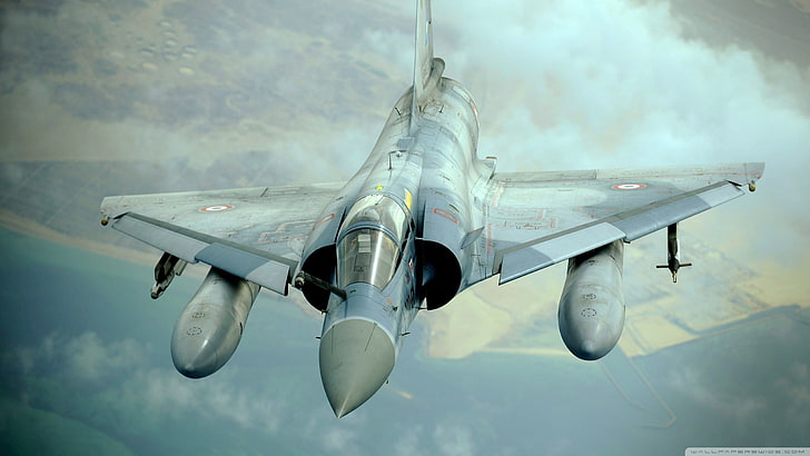 Mirage 2000, jet fighter, airplane, aircraft, vehicle, military aircraft
