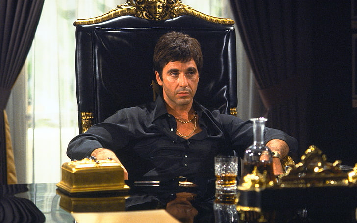 Al Pacino Scarface, movies, Tony Montana, one person, portrait