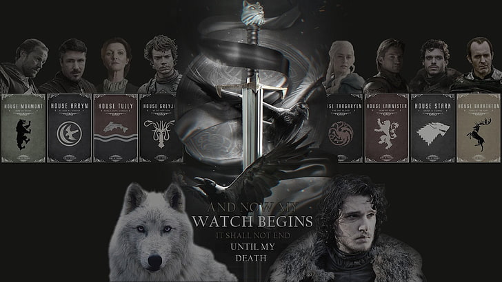 Game of Thrones screenshot, TV Show, Catelyn Stark, Daenerys Targaryen, HD wallpaper