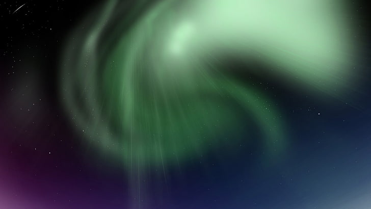 nature, aurorae, skyscape, night, atmosphere, star - space, HD wallpaper