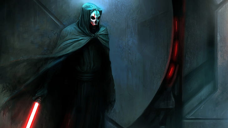 grim reaper digital wallpaper, Star Wars, Darth Nihilus, mystery