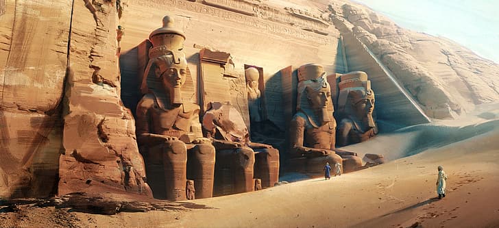 HD wallpaper: Timothy Rodriguez, Abu Simbel, desert, temple | Wallpaper Flare