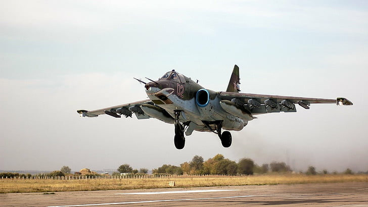 Jet Fighters, Sukhoi Su-25, HD wallpaper