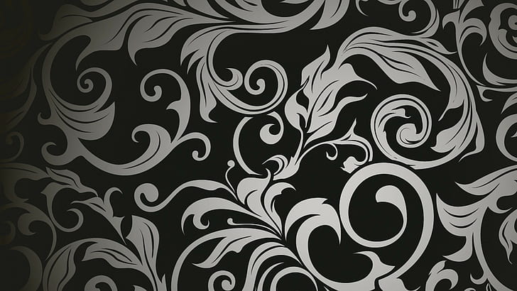 pattern, backgrounds, full frame, design, no people, black color, HD wallpaper