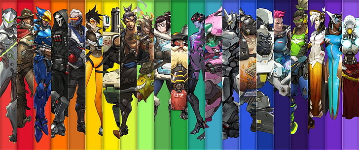 game characters wallpaper, Video Game, Overwatch, Bastion (Overwatch)