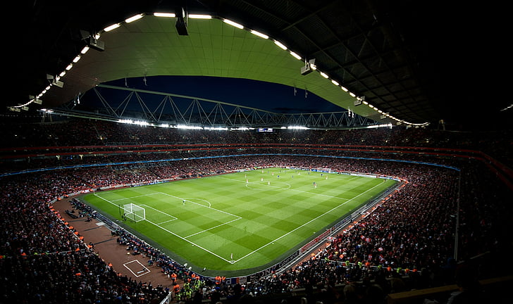 champions, emirates, league, soccer, stadium, HD wallpaper