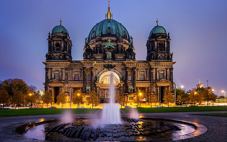 Berlin Cathedral Is A Short Name For The Evangelical Supreme Parish And Cathedral Church In Berlin Germany Wallpaper For Desktop 2880×1800, HD wallpaper