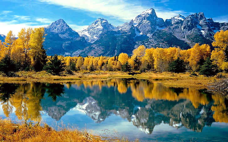 Autumn Grandeur Grand Teton National Park Wyoming 2560×1600
