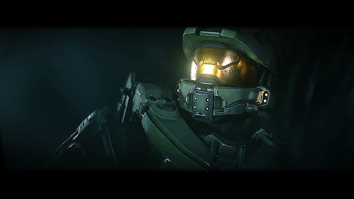Halo, Arbiter, Master Chief, Halo 5: Guardians, illuminated, HD wallpaper