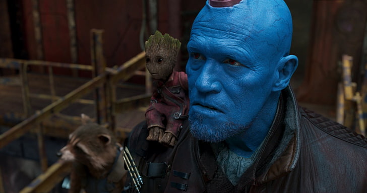 Movie, Guardians of the Galaxy Vol. 2, Baby Groot, Michael Rooker, HD wallpaper