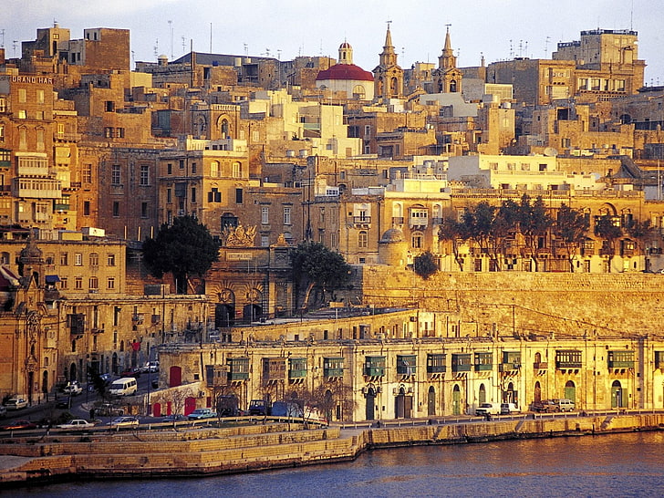 cityscape, Malta, World Heritage Site, old building, architecture, HD wallpaper