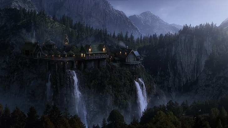 Rivendell, magic, The Lord of the Rings, forest
